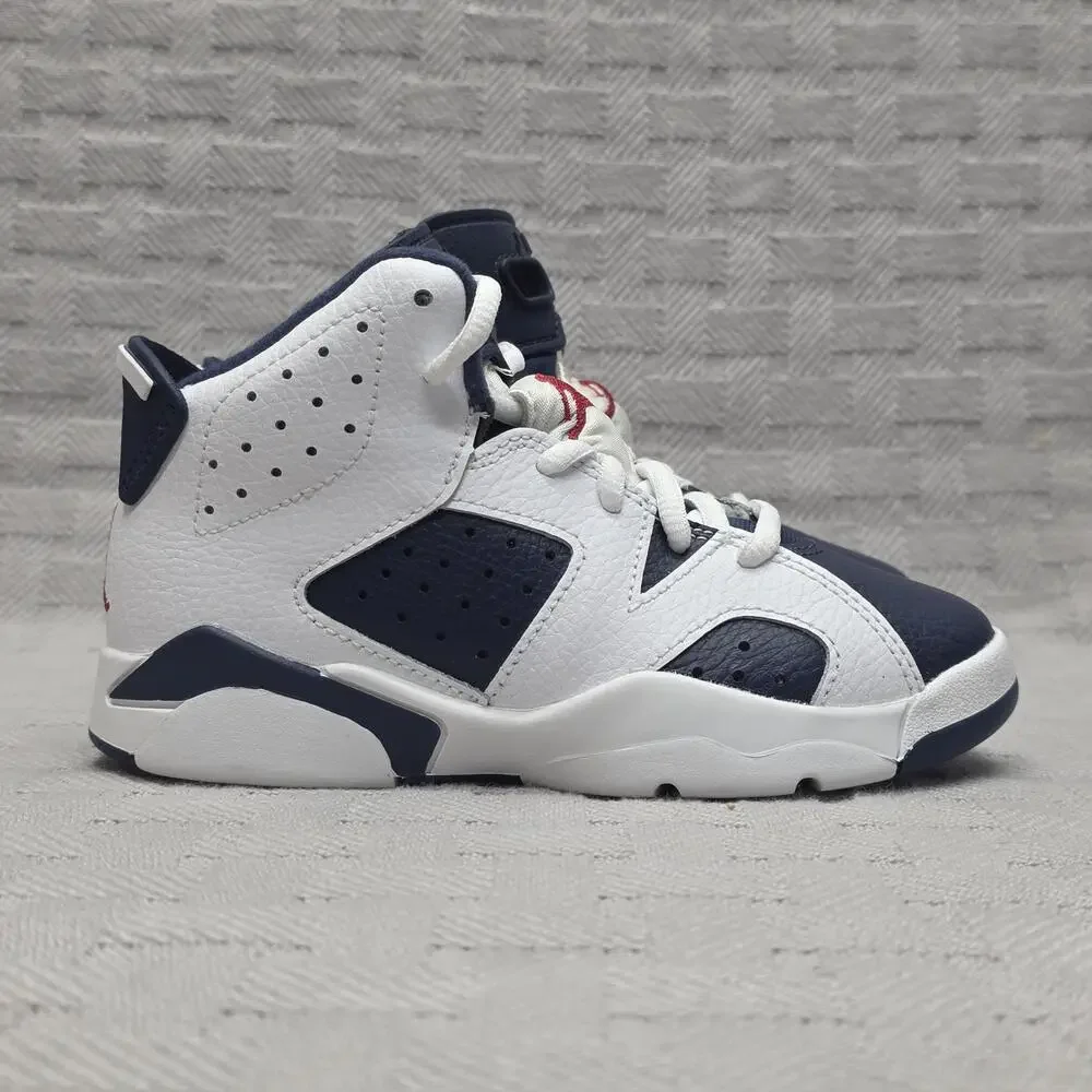 Nike Air Jordan 6 Retro Olympic Kids Size 11c DV3605-164